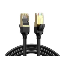 UGREEN NW107 (11229) Cat-7 F/FTP 0.5 Meter Black Network Cable, Patch Cord